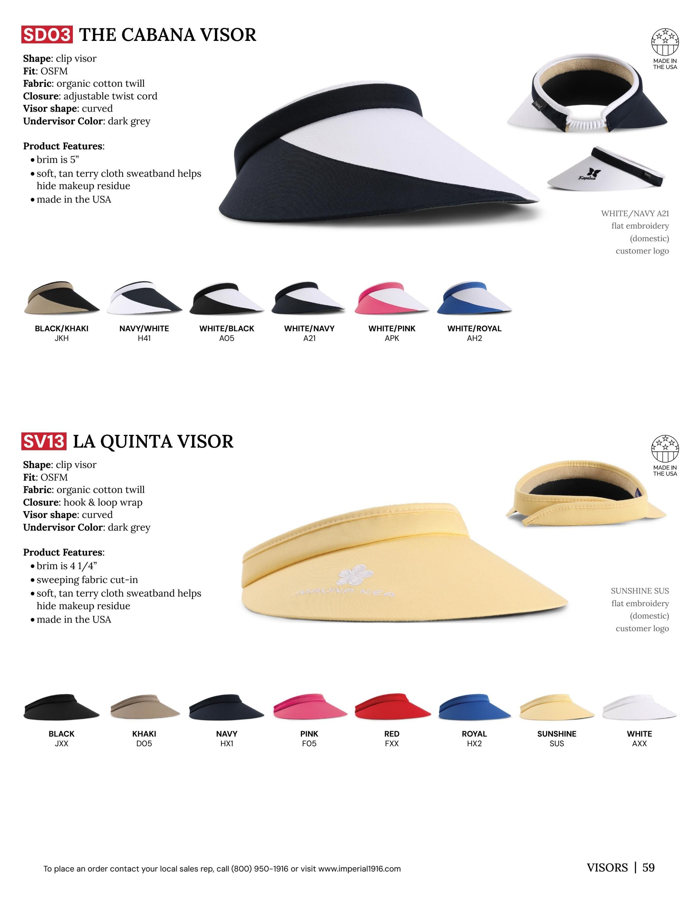 Imperial Headwear Headwear Catalog Weekly Ad August 1, 2026 - December 31, 2027