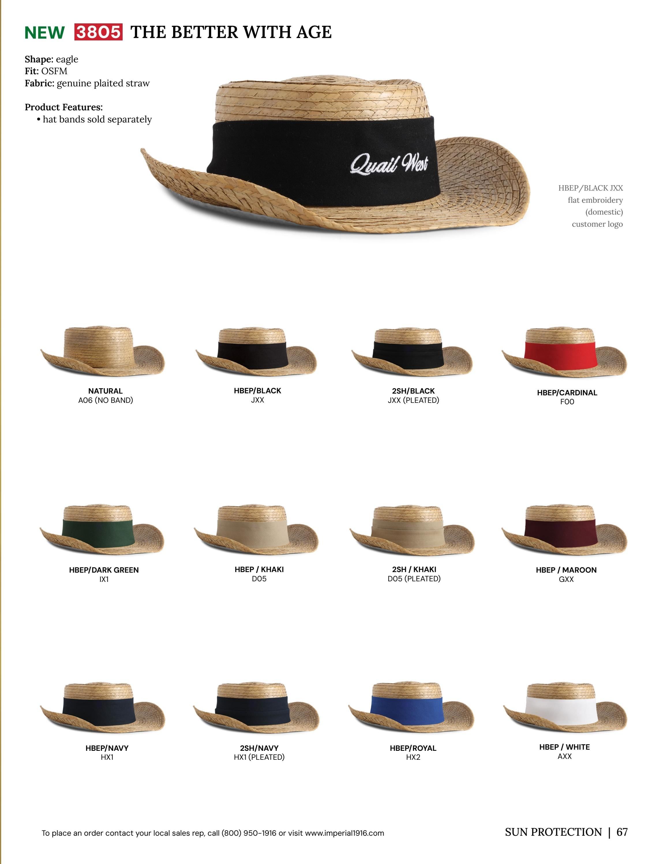 Imperial Headwear Headwear Catalog Weekly Ad August 1, 2026 - December 31, 2027
