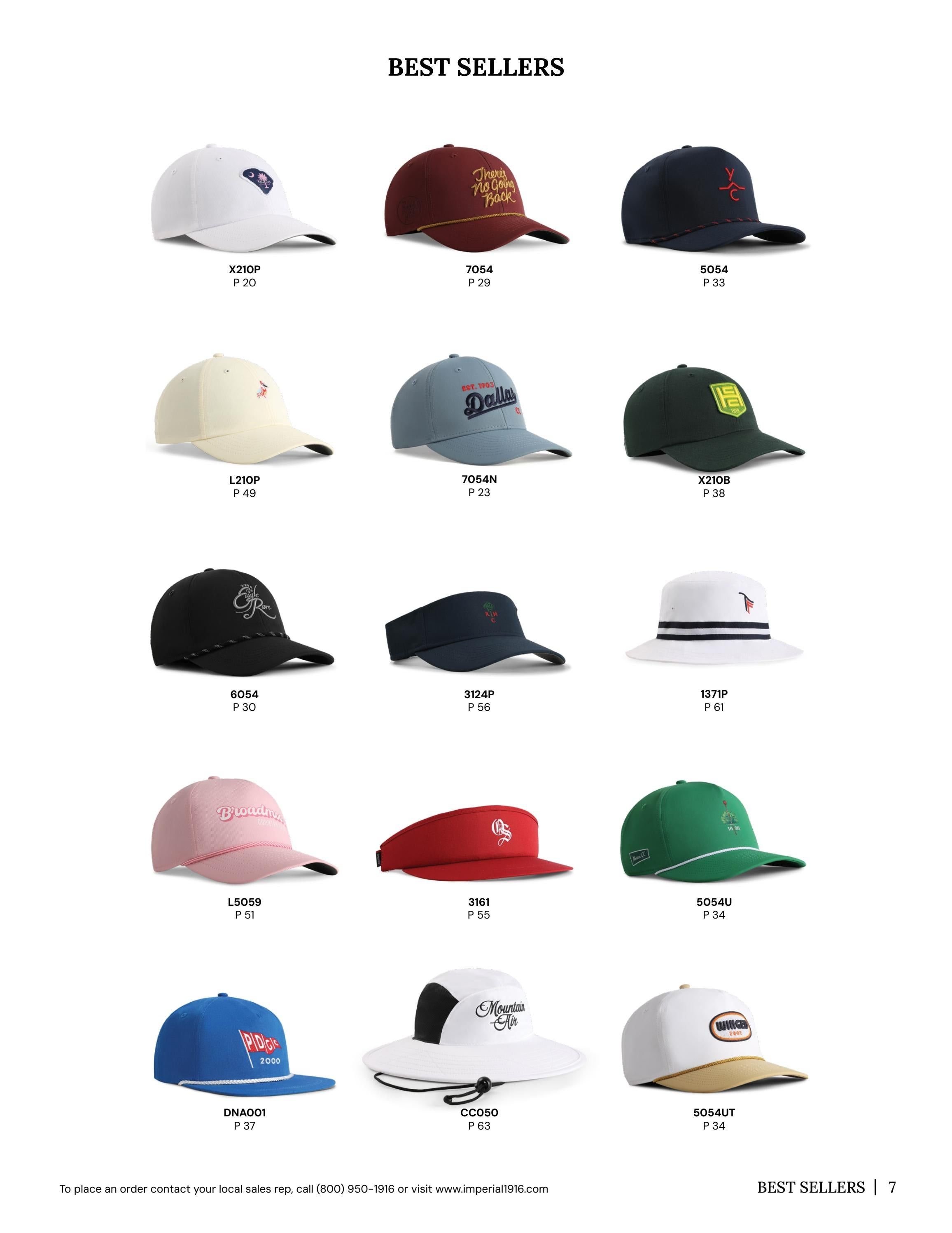 Imperial Headwear Headwear Catalog Weekly Ad August 1, 2026 - December 31, 2027