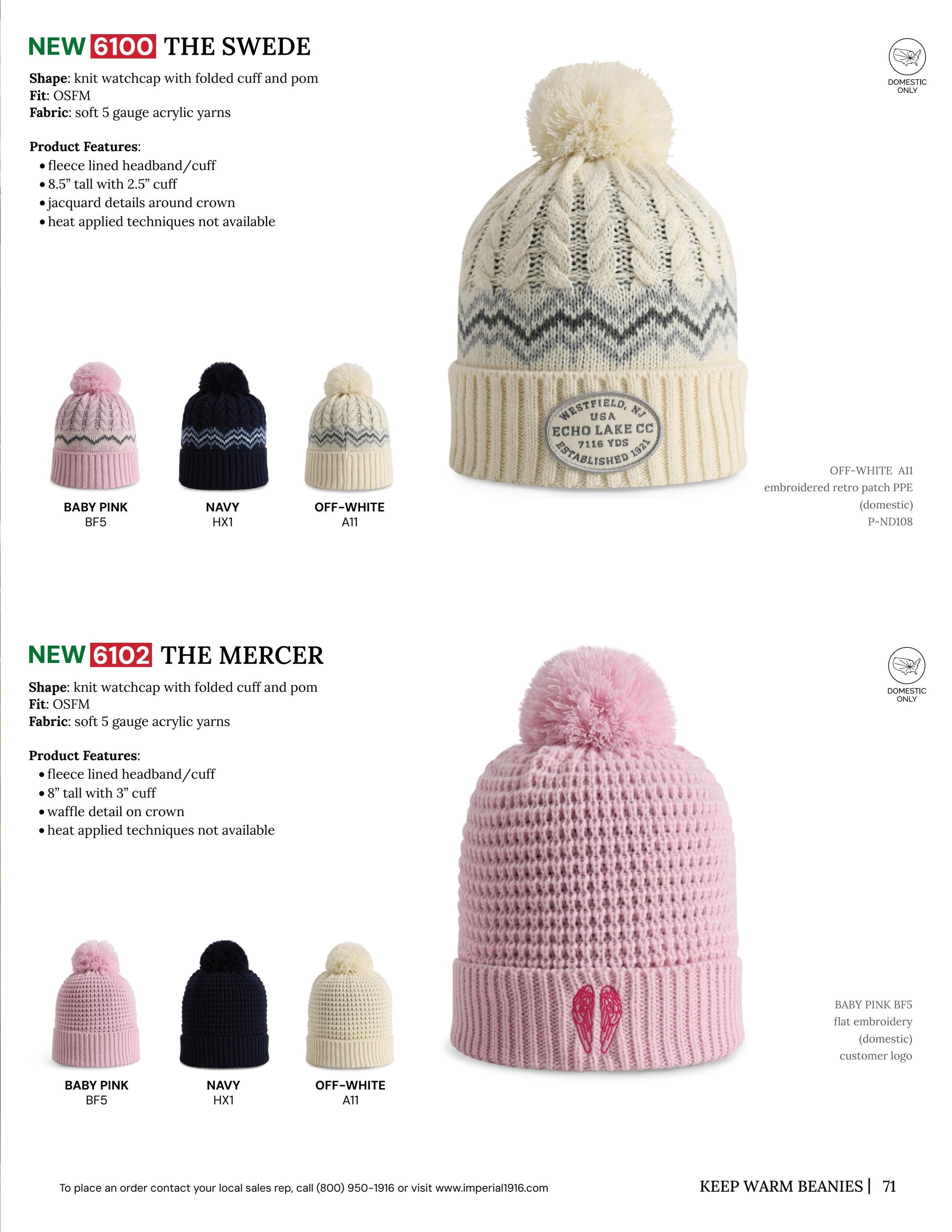 Imperial Headwear Headwear Catalog Weekly Ad August 1, 2026 - December 31, 2027
