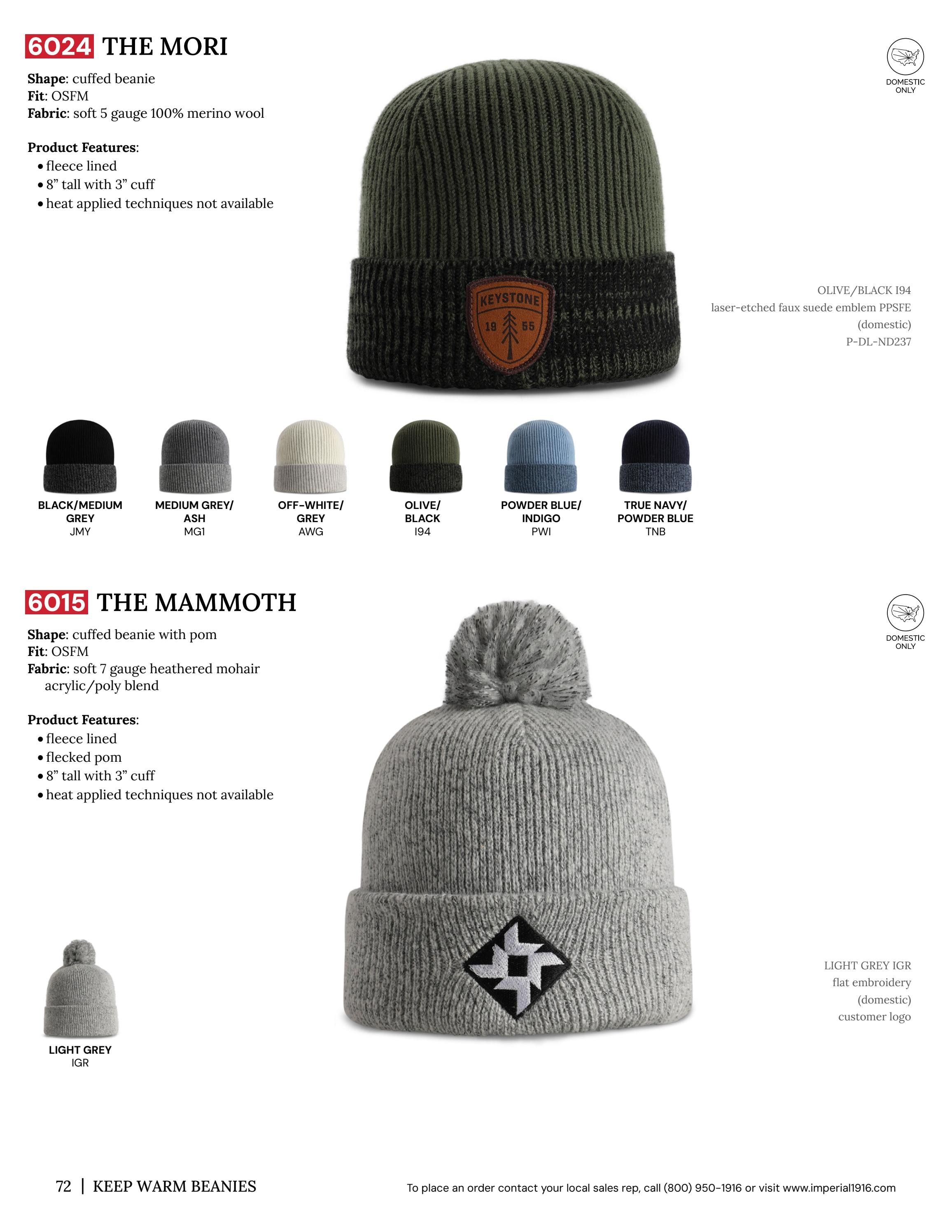 Imperial Headwear Headwear Catalog Weekly Ad August 1, 2026 - December 31, 2027