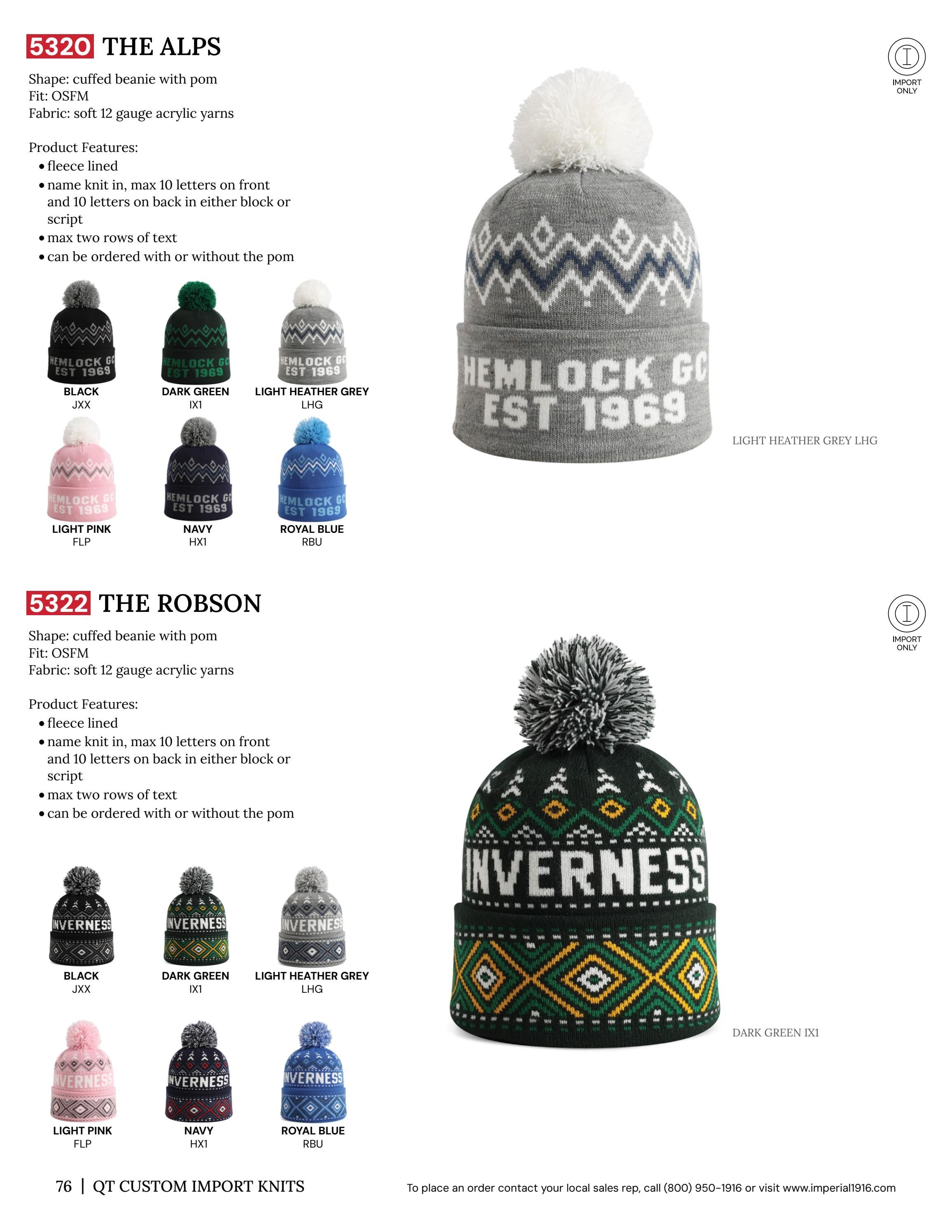 Imperial Headwear Headwear Catalog Weekly Ad August 1, 2026 - December 31, 2027