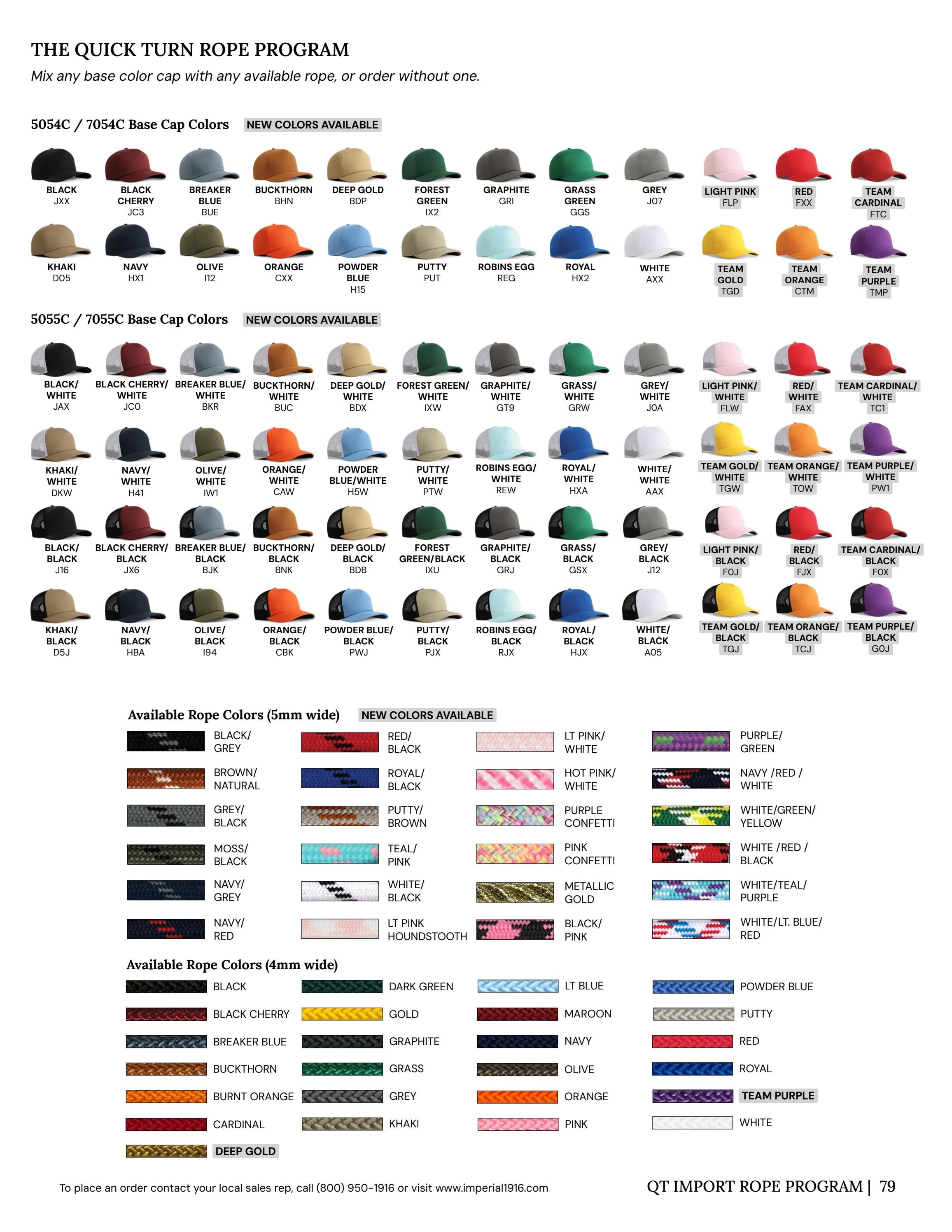 Imperial Headwear Headwear Catalog Weekly Ad August 1, 2026 - December 31, 2027