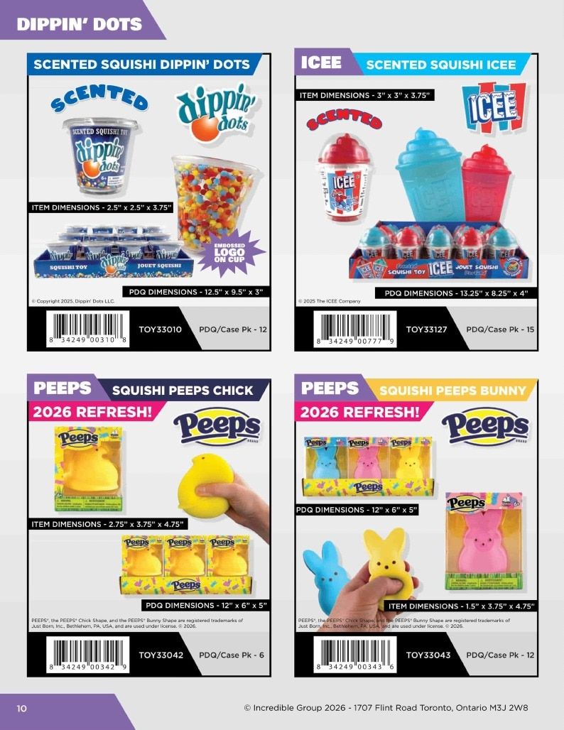 Incredible Group Annual Toys Catalog Weekly Ad January 1 - December 31, 2026