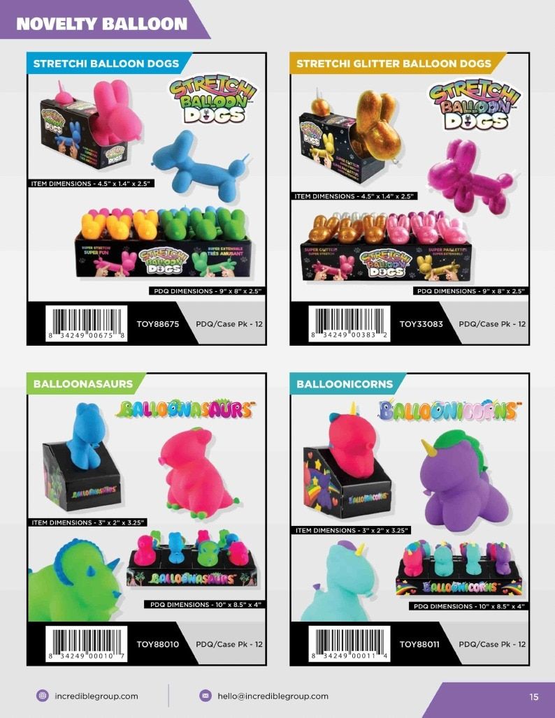 Incredible Group Annual Toys Catalog Weekly Ad January 1 - December 31, 2026