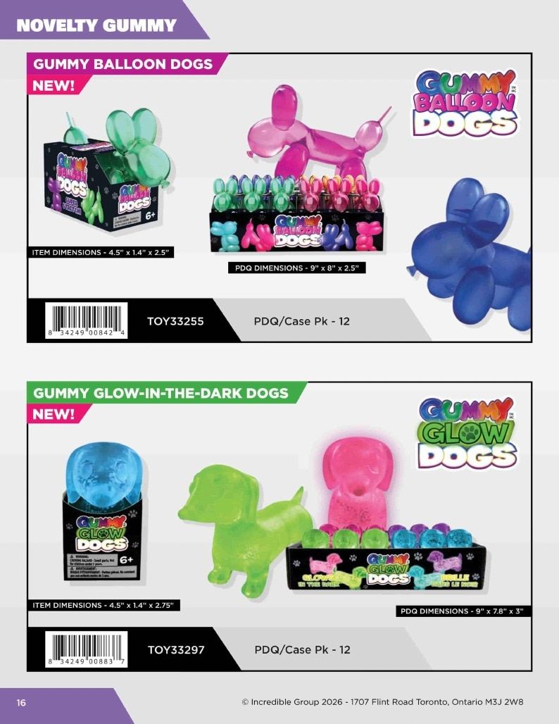 Incredible Group Annual Toys Catalog Weekly Ad January 1 - December 31, 2026