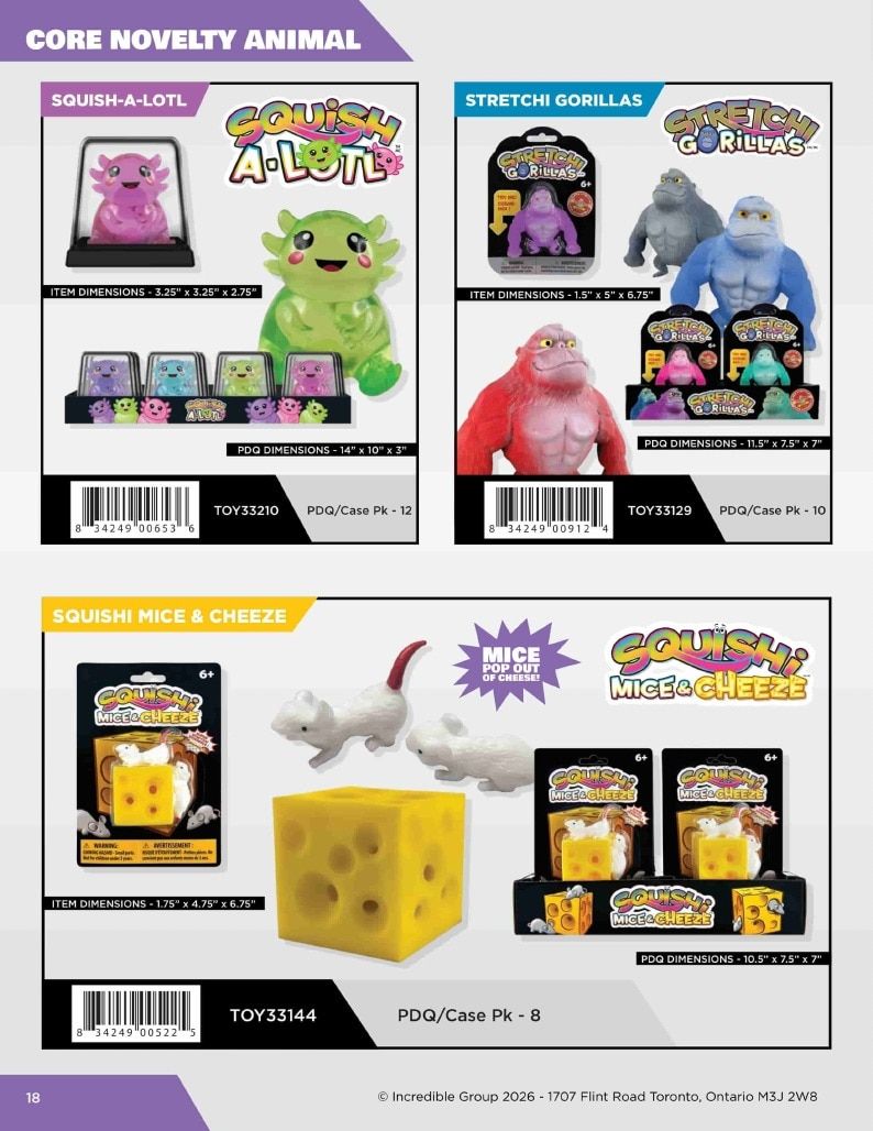 Incredible Group Annual Toys Catalog Weekly Ad January 1 - December 31, 2026