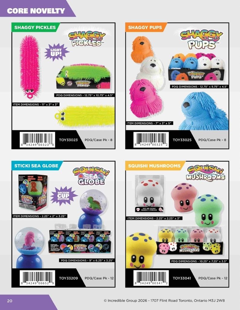 Incredible Group Annual Toys Catalog Weekly Ad January 1 - December 31, 2026