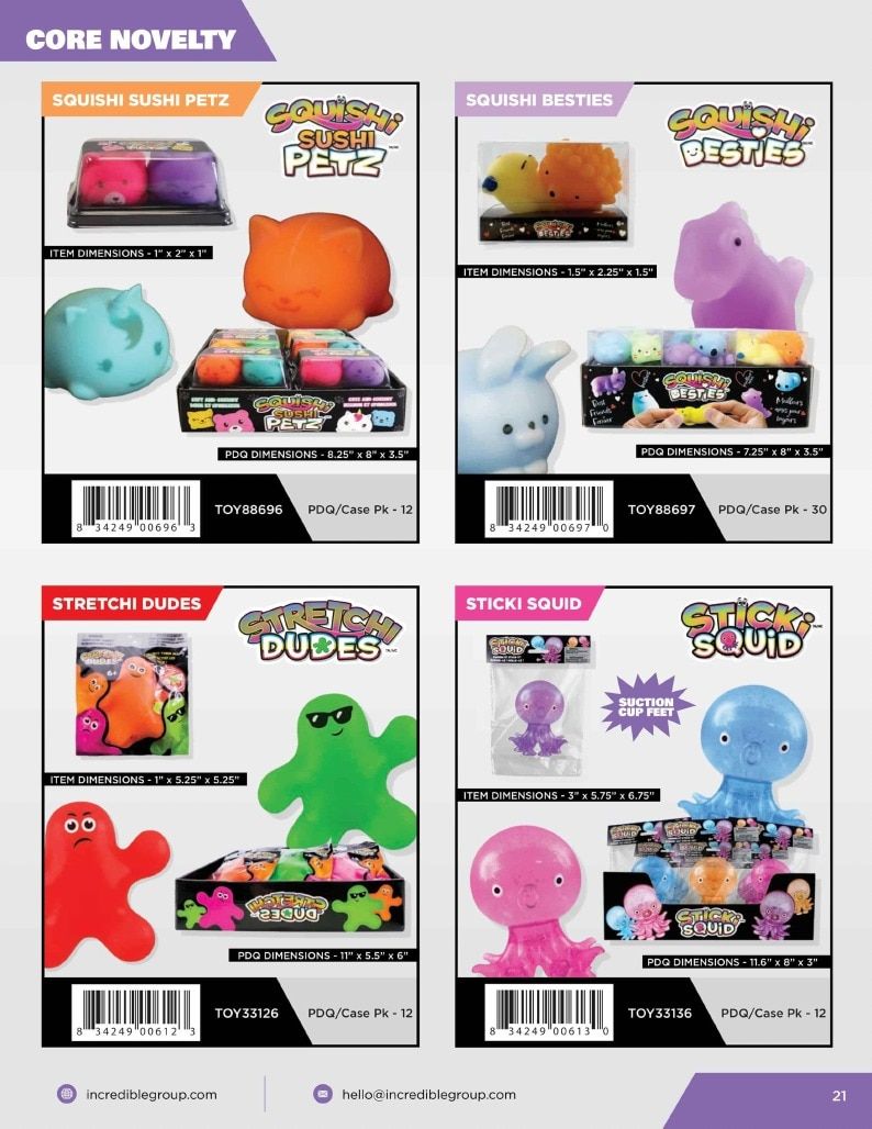 Incredible Group Annual Toys Catalog Weekly Ad January 1 - December 31, 2026