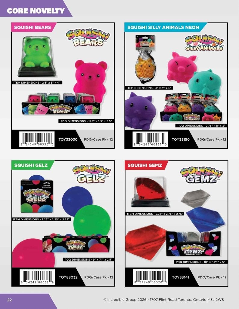 Incredible Group Annual Toys Catalog Weekly Ad January 1 - December 31, 2026