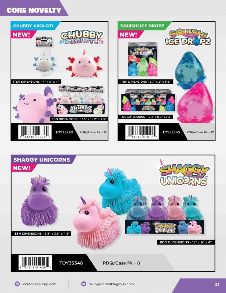 Incredible Group Annual Toys Catalog Weekly Ad January 1 - December 31, 2026