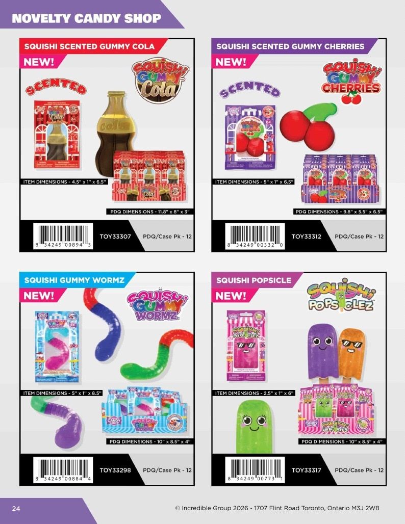 Incredible Group Annual Toys Catalog Weekly Ad January 1 - December 31, 2026