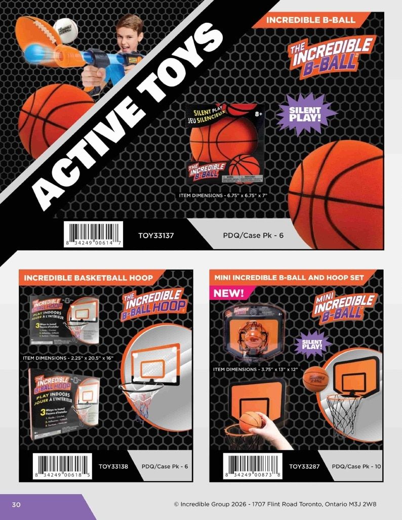 Incredible Group Annual Toys Catalog Weekly Ad January 1 - December 31, 2026