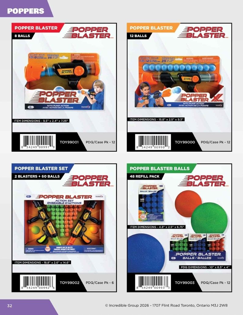 Incredible Group Annual Toys Catalog Weekly Ad January 1 - December 31, 2026