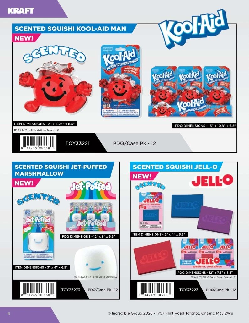Incredible Group Annual Toys Catalog Weekly Ad January 1 - December 31, 2026