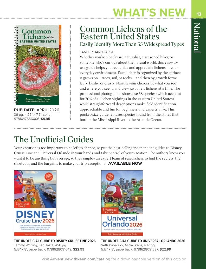AdventureKEEN National Books Catalog Weekly Ad January 1 - December 31, 2026