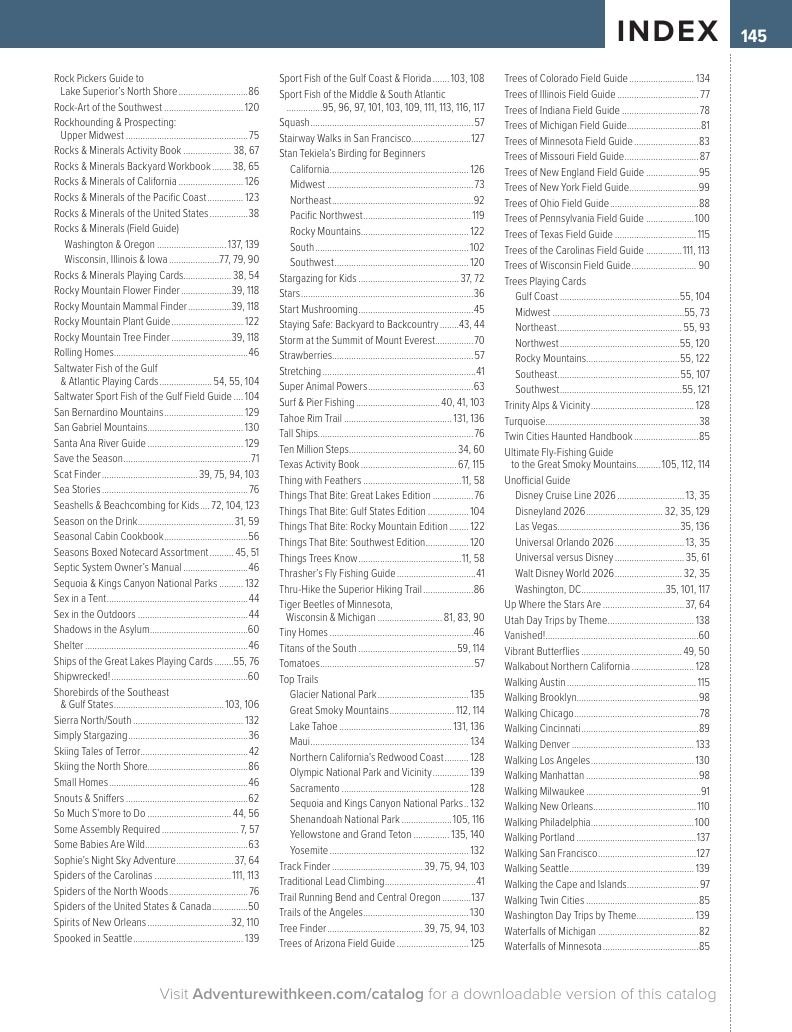 AdventureKEEN National Books Catalog Weekly Ad January 1 - December 31, 2026