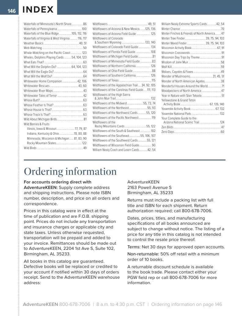 AdventureKEEN National Books Catalog Weekly Ad January 1 - December 31, 2026