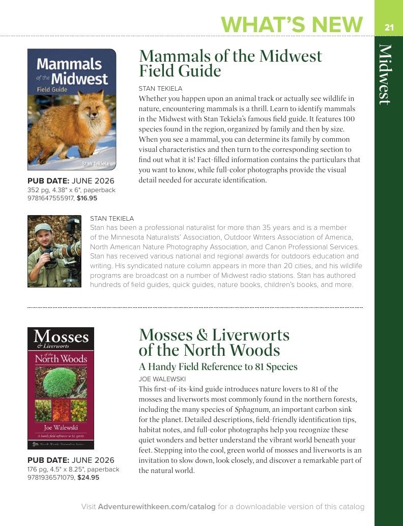 AdventureKEEN National Books Catalog Weekly Ad January 1 - December 31, 2026