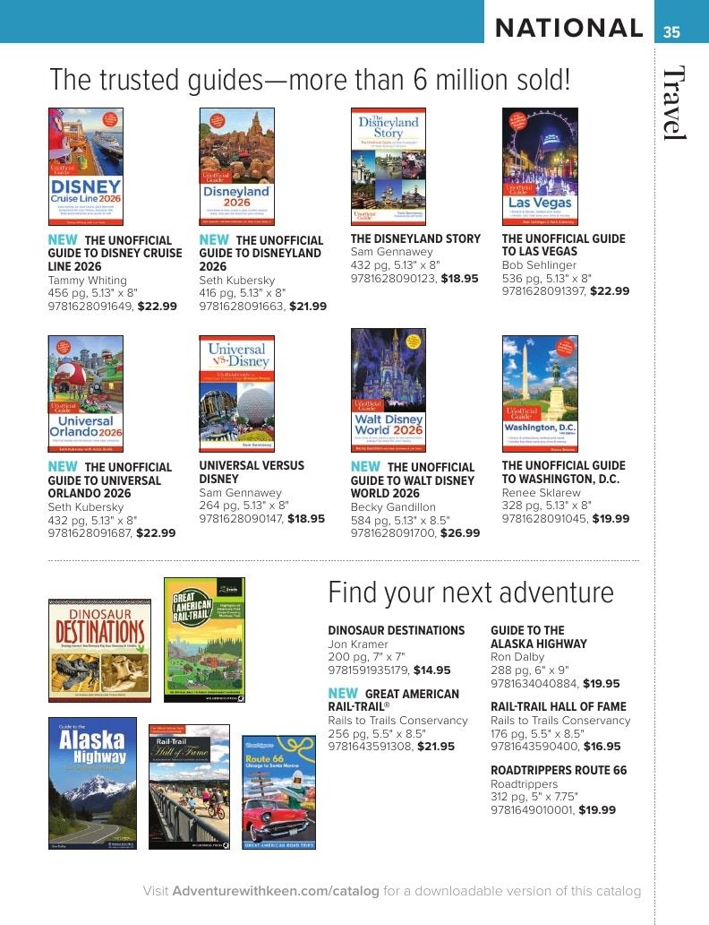 AdventureKEEN National Books Catalog Weekly Ad January 1 - December 31, 2026
