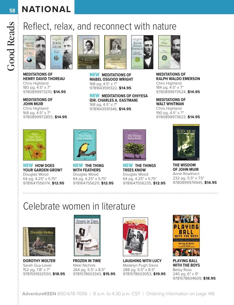 AdventureKEEN National Books Catalog Weekly Ad January 1 - December 31, 2026