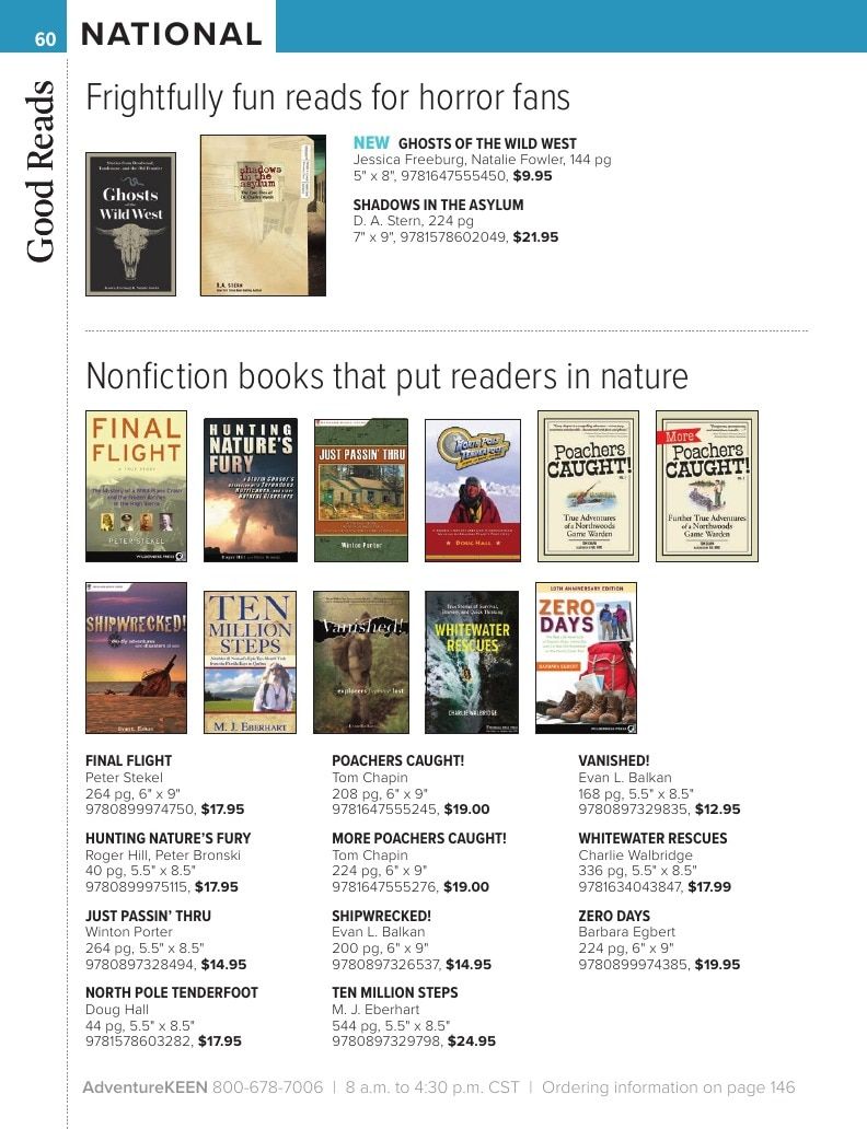 AdventureKEEN National Books Catalog Weekly Ad January 1 - December 31, 2026