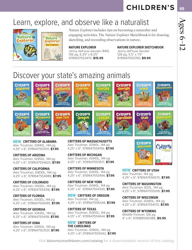 AdventureKEEN National Books Catalog Weekly Ad January 1 - December 31, 2026