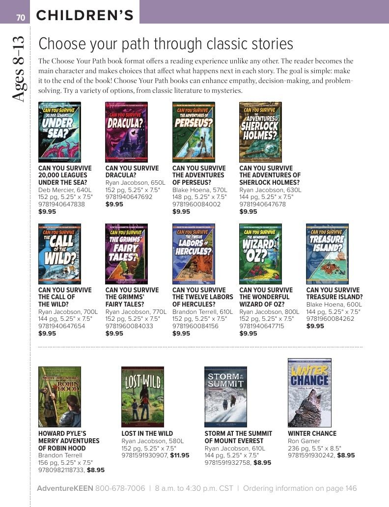 AdventureKEEN National Books Catalog Weekly Ad January 1 - December 31, 2026