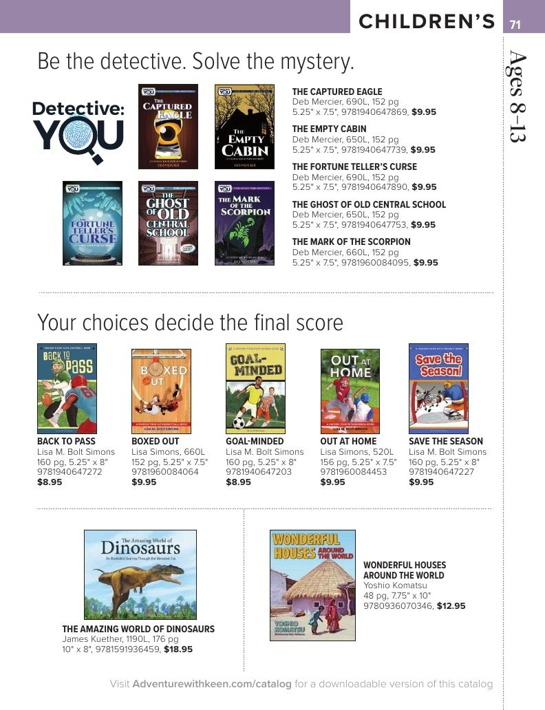 AdventureKEEN National Books Catalog Weekly Ad January 1 - December 31, 2026