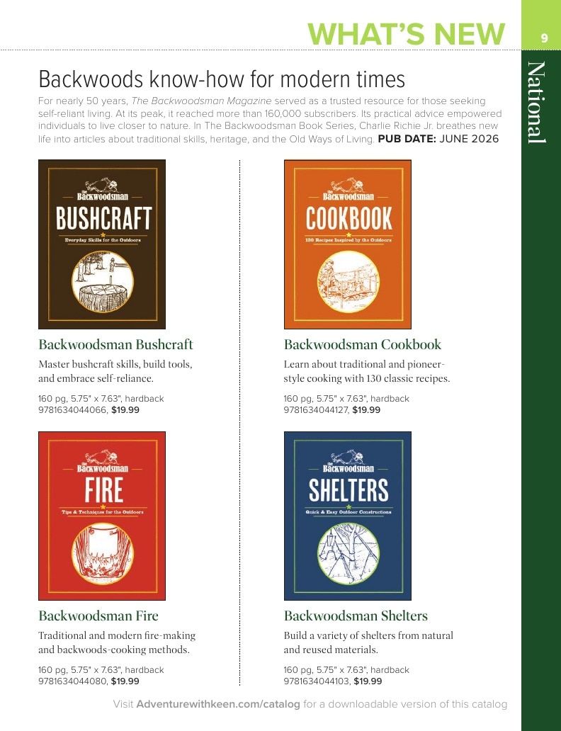 AdventureKEEN National Books Catalog Weekly Ad January 1 - December 31, 2026