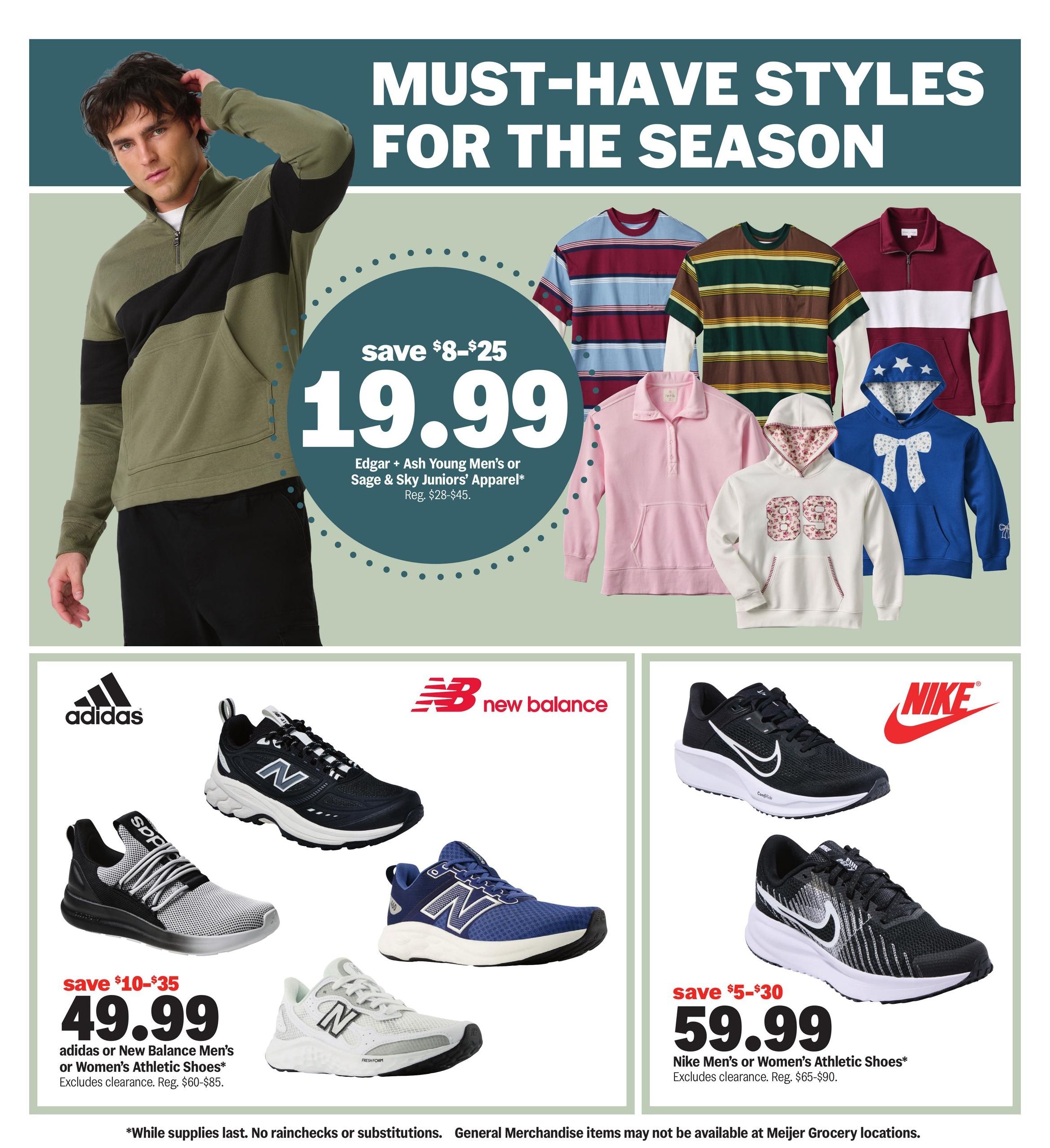Meijer (Anderson Area, IN) college vibes. real low prices. Weekly Ad September 2 - 8, 2026