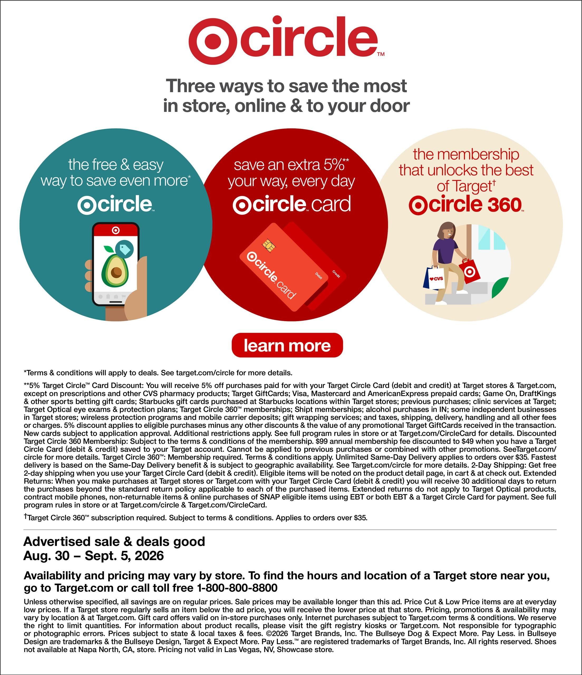 Target (MD, NC, VA, WV) Weekly Ad August 30 - September 5, 2026