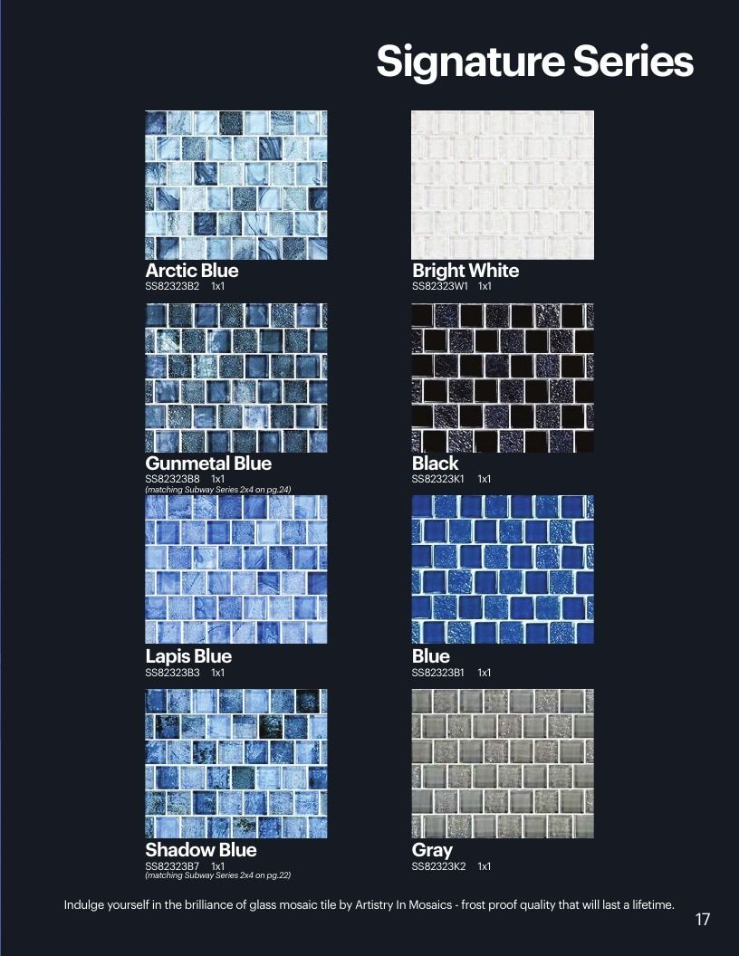Artistry In Mosaics Glass Blends Catalog Weekly Ad January 1 - December 31, 2026