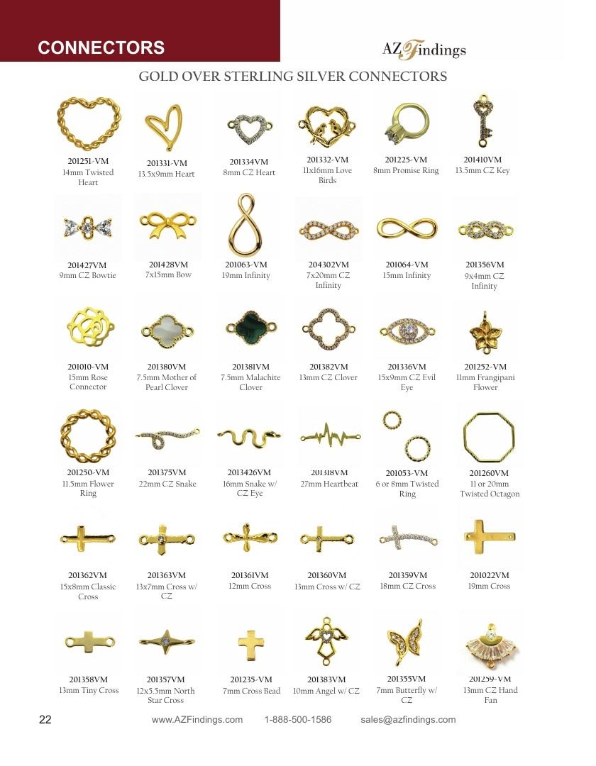 AZ Findings Permanent Jewelry Catalog Weekly Ad January 1 - December 31, 2026