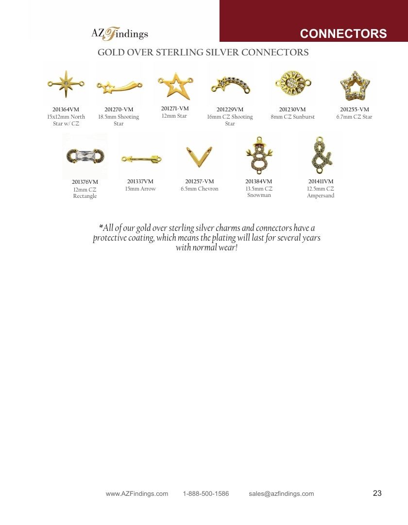 AZ Findings Permanent Jewelry Catalog Weekly Ad January 1 - December 31, 2026