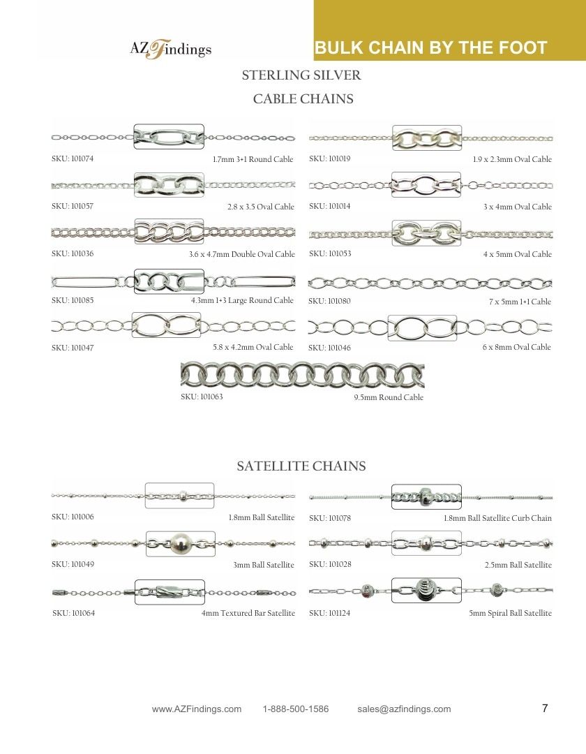 AZ Findings Permanent Jewelry Catalog Weekly Ad January 1 - December 31, 2026
