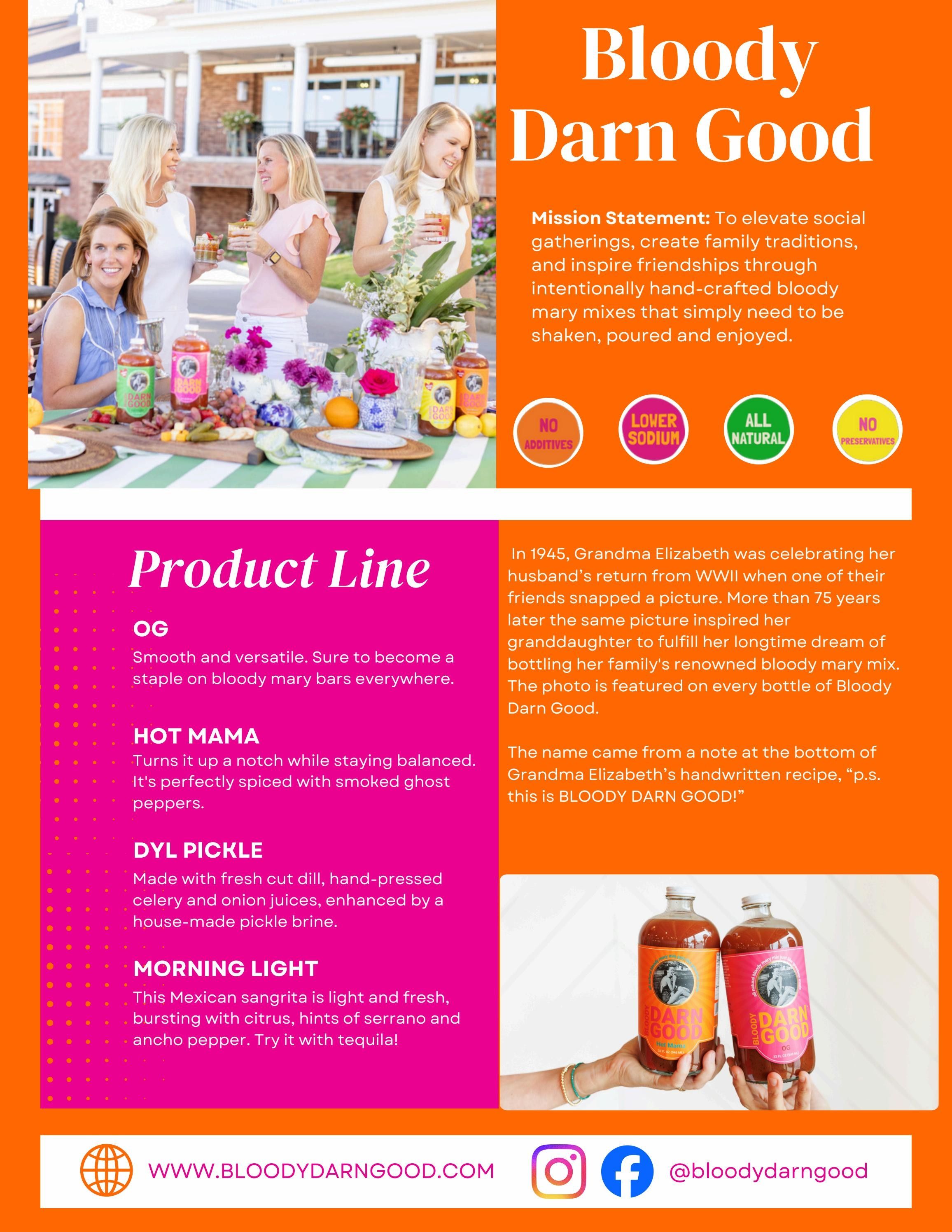 Bloody Darn Good Drink Mixes Catalog Weekly Ad January 1 - December 31, 2026