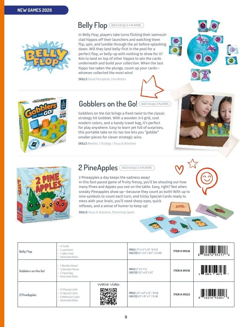 Blue Orange Games Annual Games Catalog Weekly Ad January 1 - December 31, 2026