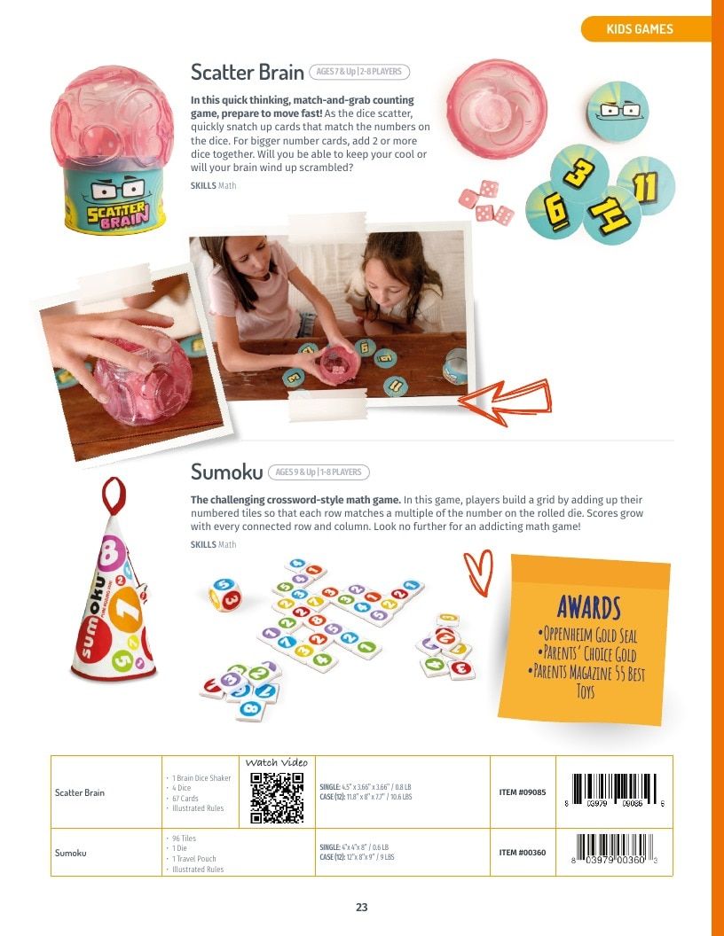 Blue Orange Games Annual Games Catalog Weekly Ad January 1 - December 31, 2026