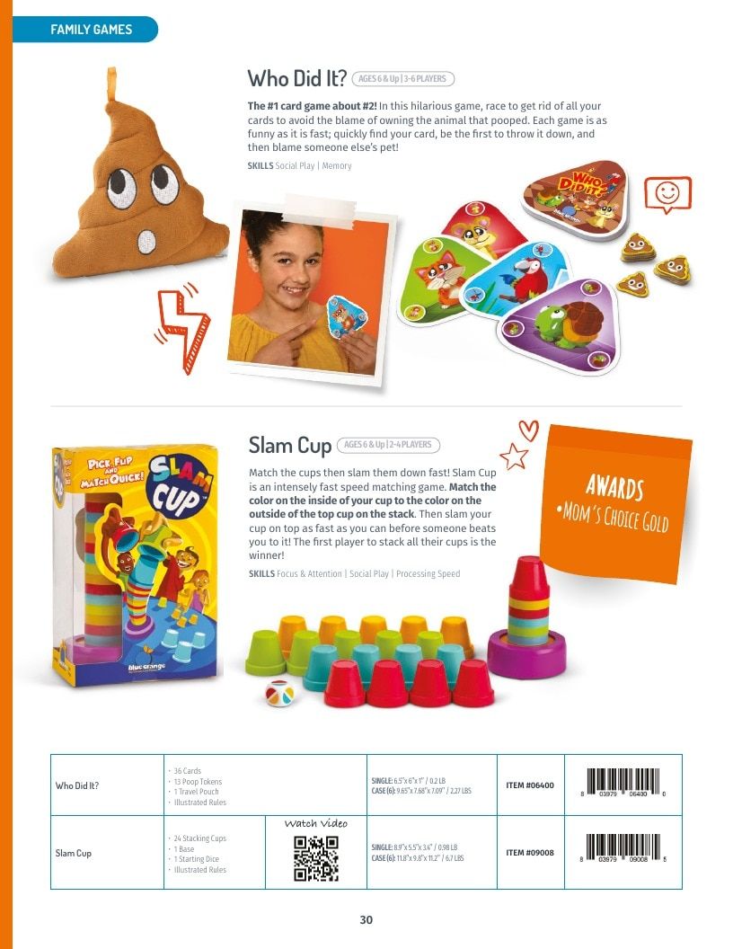 Blue Orange Games Annual Games Catalog Weekly Ad January 1 - December 31, 2026