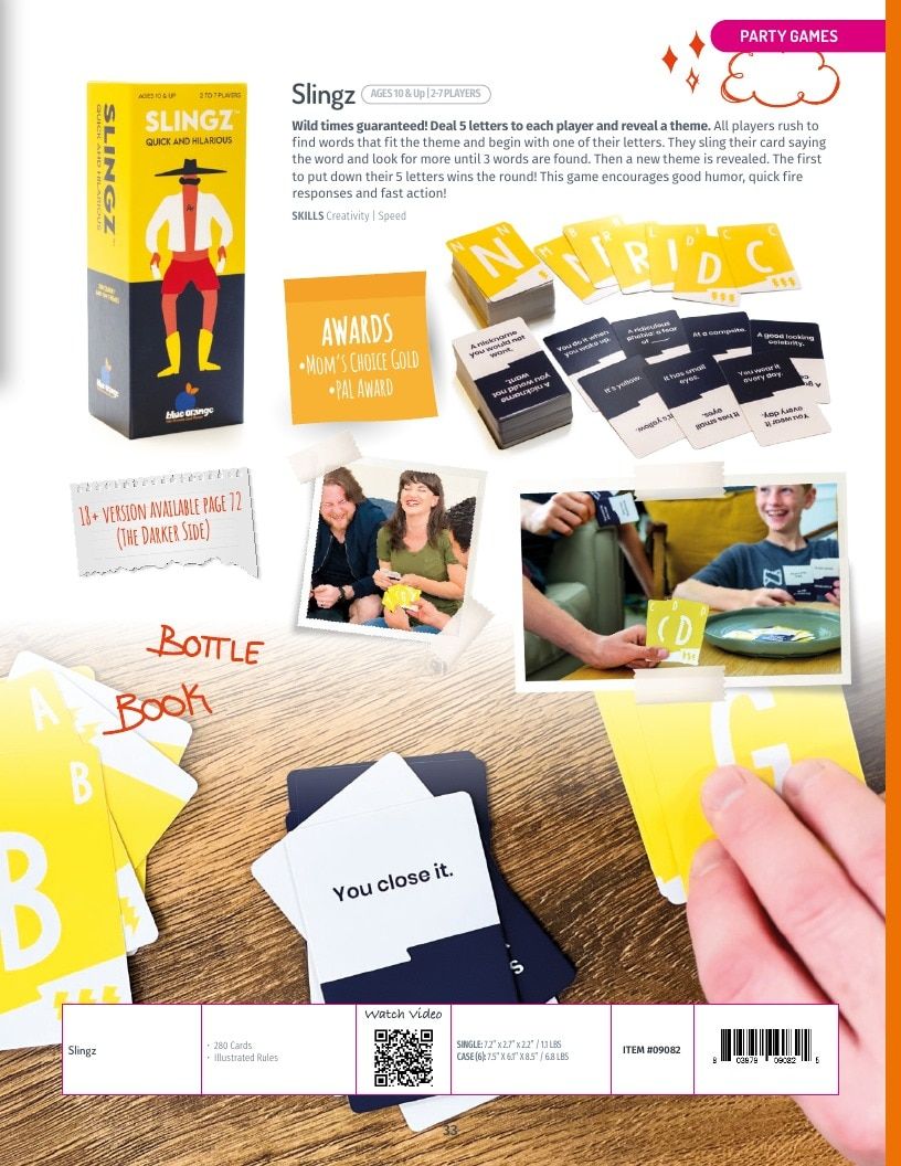 Blue Orange Games Annual Games Catalog Weekly Ad January 1 - December 31, 2026