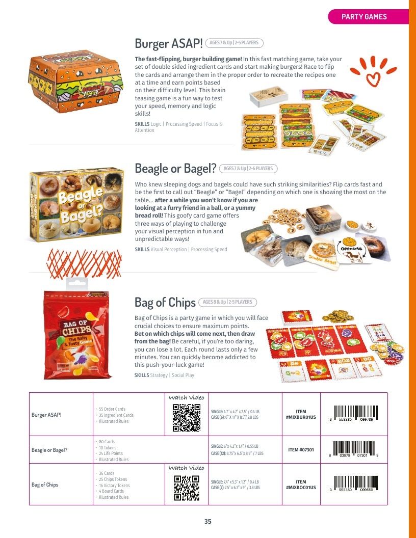 Blue Orange Games Annual Games Catalog Weekly Ad January 1 - December 31, 2026