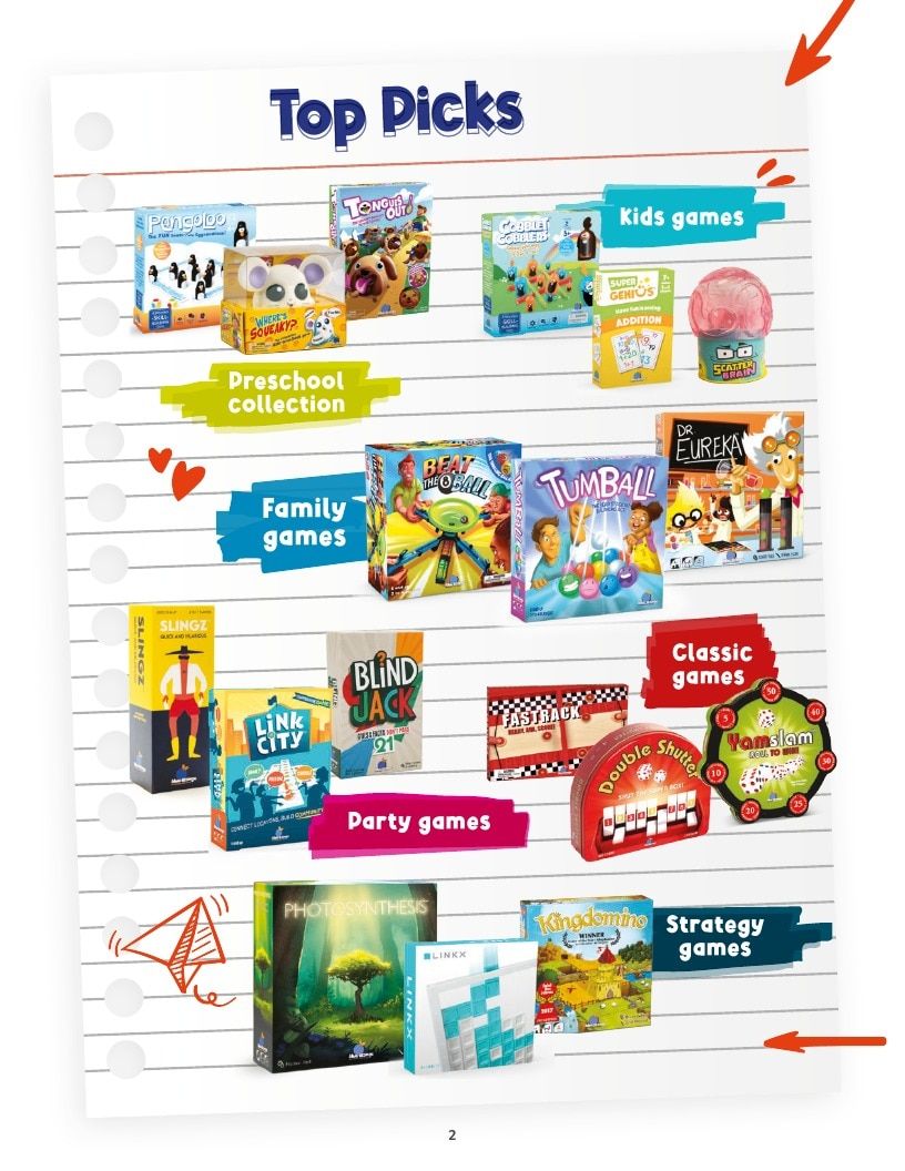 Blue Orange Games Annual Games Catalog Weekly Ad January 1 - December 31, 2026