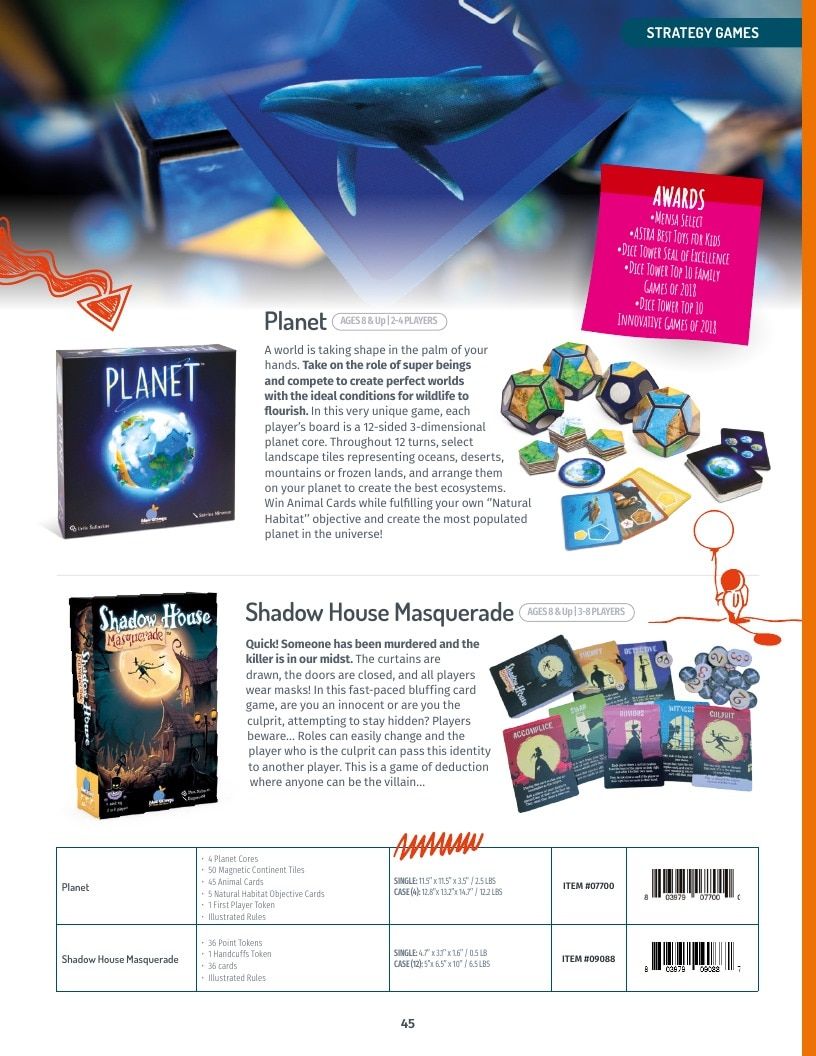 Blue Orange Games Annual Games Catalog Weekly Ad January 1 - December 31, 2026