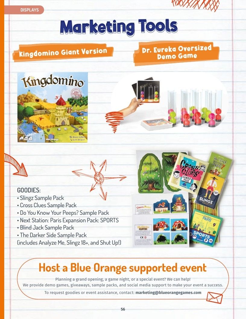 Blue Orange Games Annual Games Catalog Weekly Ad January 1 - December 31, 2026