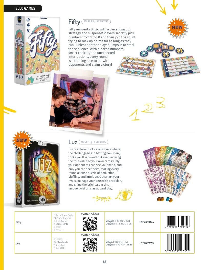 Blue Orange Games Annual Games Catalog Weekly Ad January 1 - December 31, 2026