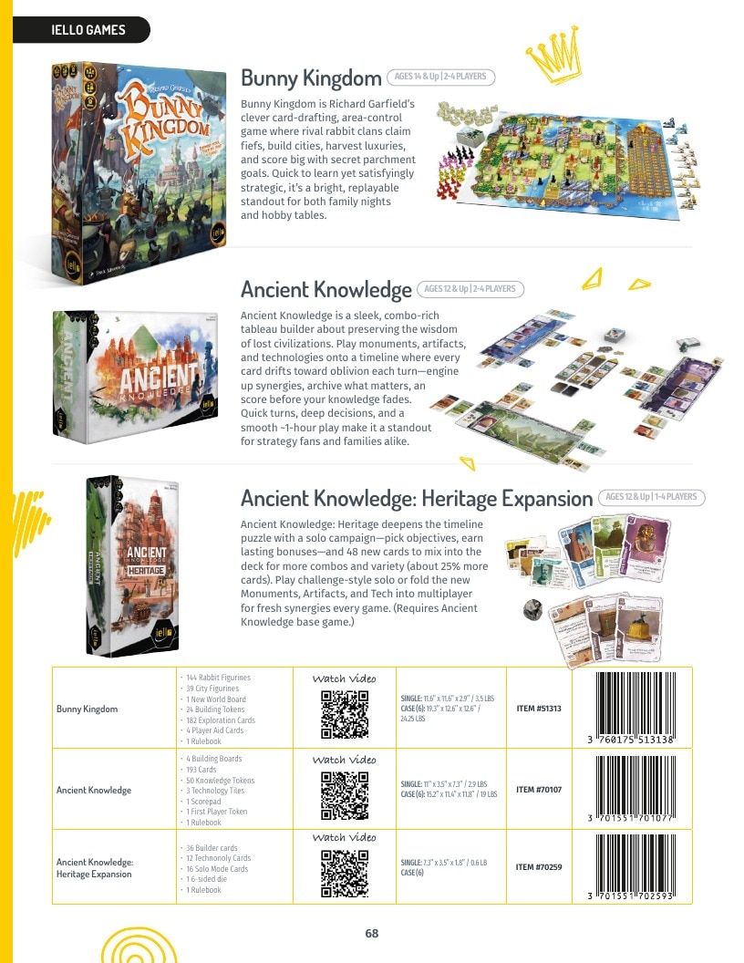 Blue Orange Games Annual Games Catalog Weekly Ad January 1 - December 31, 2026