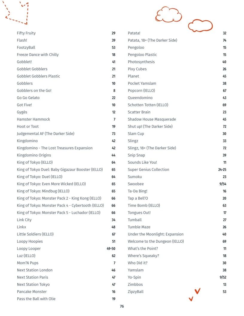 Blue Orange Games Annual Games Catalog Weekly Ad January 1 - December 31, 2026