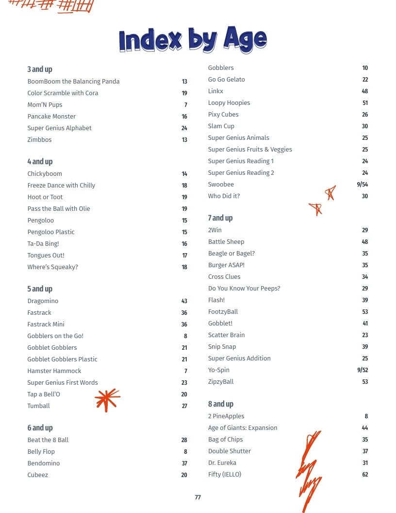 Blue Orange Games Annual Games Catalog Weekly Ad January 1 - December 31, 2026