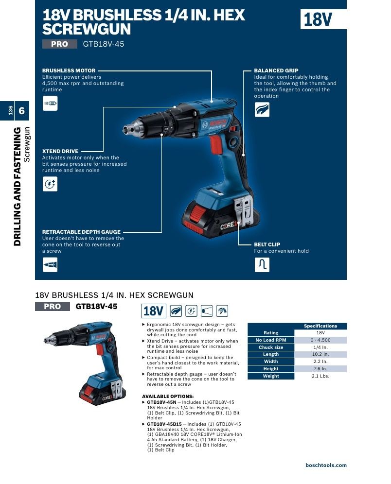 Bosch Power Tools Power Tools Catalog Weekly Ad January 1 - December 31, 2026